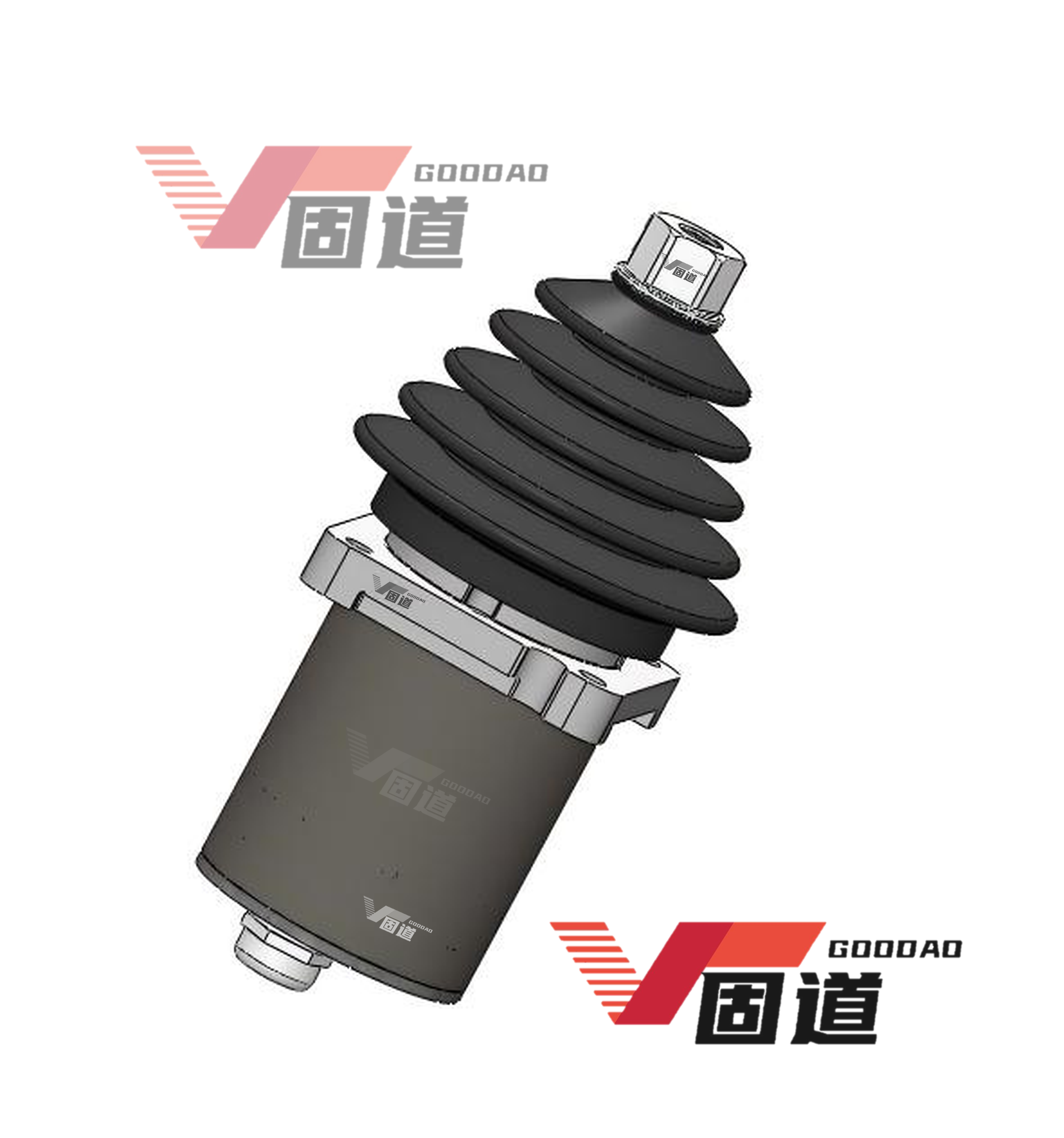 固道自复位型电控手柄产品图